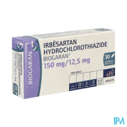IRBESARTAN/HYD 150/12,5MG BGR CP30
