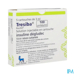 TRESIBA PENFILL 100U/ML CART 3ML 5