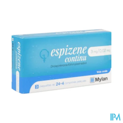 ESPIZENE CONTINU 3/0,02MG 3X24+4