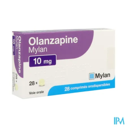OLANZAPINE 10MG VTS CPR OROD28X1