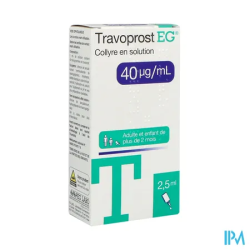 TRAVOPROST 40MCG/ML EG COL 2,5ML