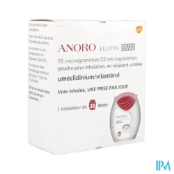 ANORO 55/22MCG PDR INH 30D