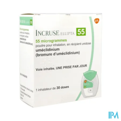 INCRUSE ELLIPTA 55MCG DOSE+INH 30