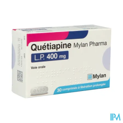 QUETIAPINE LP 400MG VTS CPR 30X1
