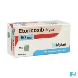 ETORICOXIB 60MG VIATRIS CPR 28X1