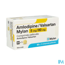 AMLODIPINE/VALSA 5/80MG MYL 90X1