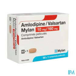 AMLODIPINE/VALSA 10/160MG MYL 90X1