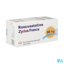 ROSUVASTATINE 10MG ZYDUS CPR 30