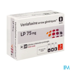 VENLAFAXINE LP 75MG ARROW GELULE30