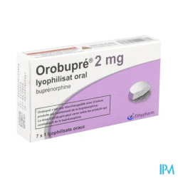 OROBUPRE 2MG LYOPHILISAT 7