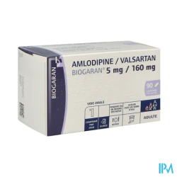 AMLODIPINE/VALSA 5/160MG BGR 90