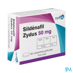 SILDENAFIL 50MG ZYDUS CPR 12