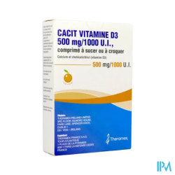 CACIT VIT D3 500MG/1000UI CPR 30