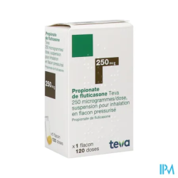 FLUTICASONE 250MCG TEVA SUSP FL120