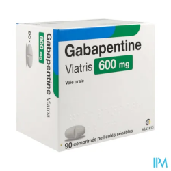 GABAPENTINE 600MG VTS CPR SEC 90