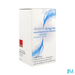 TIORFAN 4MG/ML SUSP BUV FL 180ML
