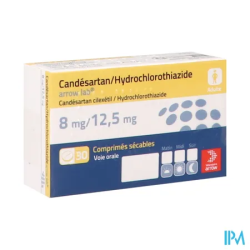 CANDESARTAN/HYD 8/12,5MG ARW CPR30