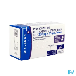 FLUTI/SALMETEROL 250/25 BGR INH120