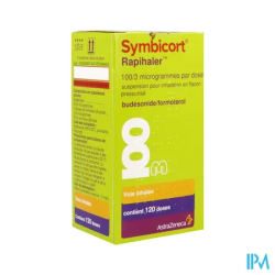 SYMBICORT RAPIHAL 100/3MCG INH 120