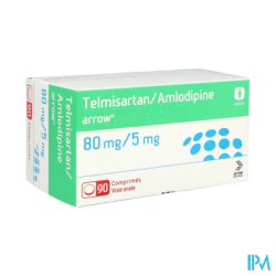 TELMISARTAN/AML 80/5MG ARW CPR 90