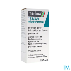 TRIMBOW 172/5/9MCG SOL INH 120