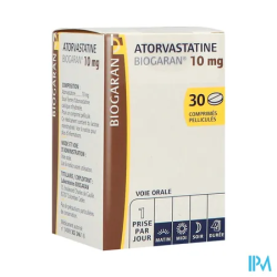 ATORVASTATINE 10MG BGR CPR FL 30