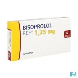 BISOPROLOL 1,25MG REF CPR 30