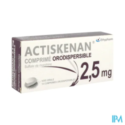 ACTISKENAN 2,5MG CPR ORO 14X1