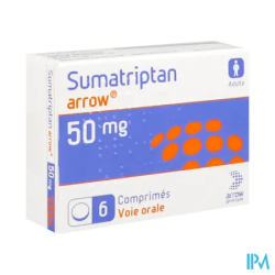 SUMATRIPTAN 50MG ARROW CPR 6