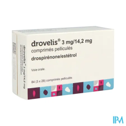 DROVELIS 3MG/14,2MG CPR 3X28
