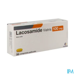 LACOSAMIDE 100MG VIATRIS CPR 56X1