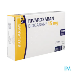 RIVAROXABAN 15MG BIOGARAN CPR 28