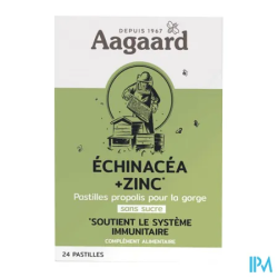 AAGAARD PROPOLEN+ECHIN+ZINC PAST24