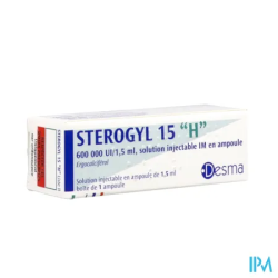 STEROGYL 15 H AMP IM 1,5ML 1