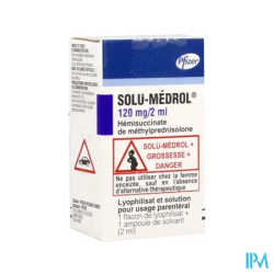 SOLUMEDROL 120MG/2ML PDR+SOL 1