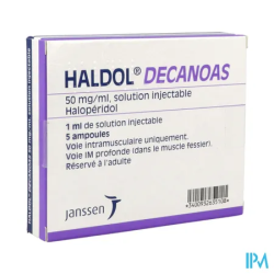 HALDOL DECANOAS 50MG/ML AMP IM 5