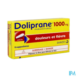 DOLIPRANE 1 000MG AD SUP 8