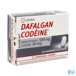 DAFALGAN CODEINE 500MG/30MG CPR 16
