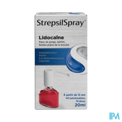 STREPSILSPRAY LIDOCAINE FL 20ML