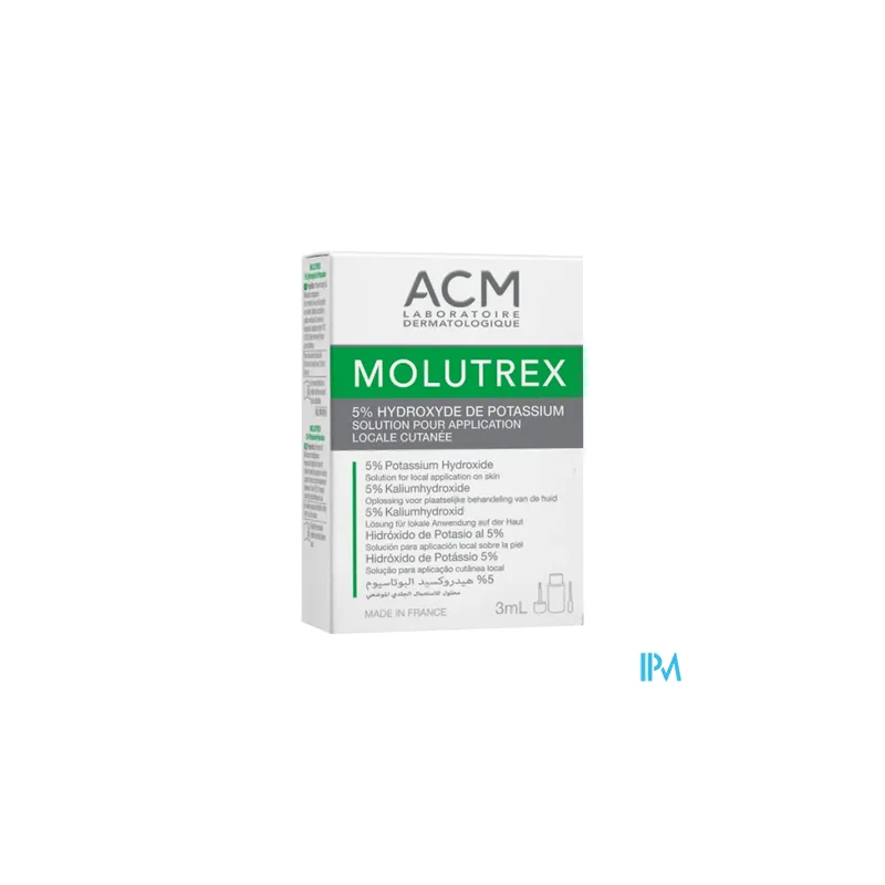 MOLUTREX 5% SOL CUTANEE 3ML