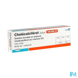 CHOLECALCIFEROL 100 000UI ZYD AMP1