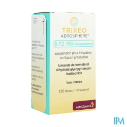 TRIXEO 5/7,2/160MCG SUSP INH 120