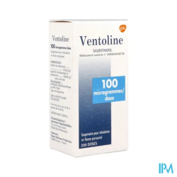 VENTOLINE 100MCG/DOSE INHAL200