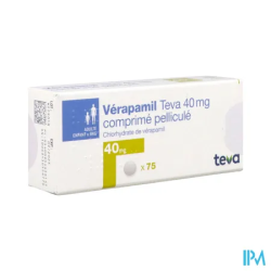 VERAPAMIL 40MG TEVA CPR 75