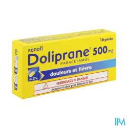 DOLIPRANE 500MG GELULE 16