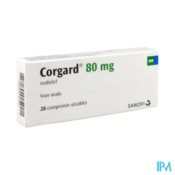 CORGARD 80MG CPR SECABLE 28