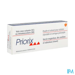 PRIORIX PDR+SOLV SER 0,5ML 1
