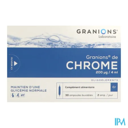 GRANIONS CHROME 200MCG AMPBUV30