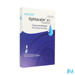 OPHTACALM 2% COL UNIDOSE 0,35ML 10