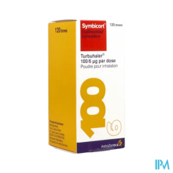 SYMBICORT TURBUH 100/6MCG INH 120